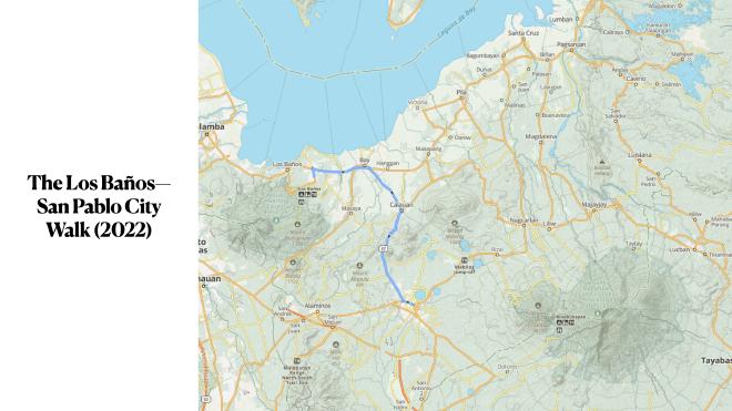 LB-SP Walk 2022 map