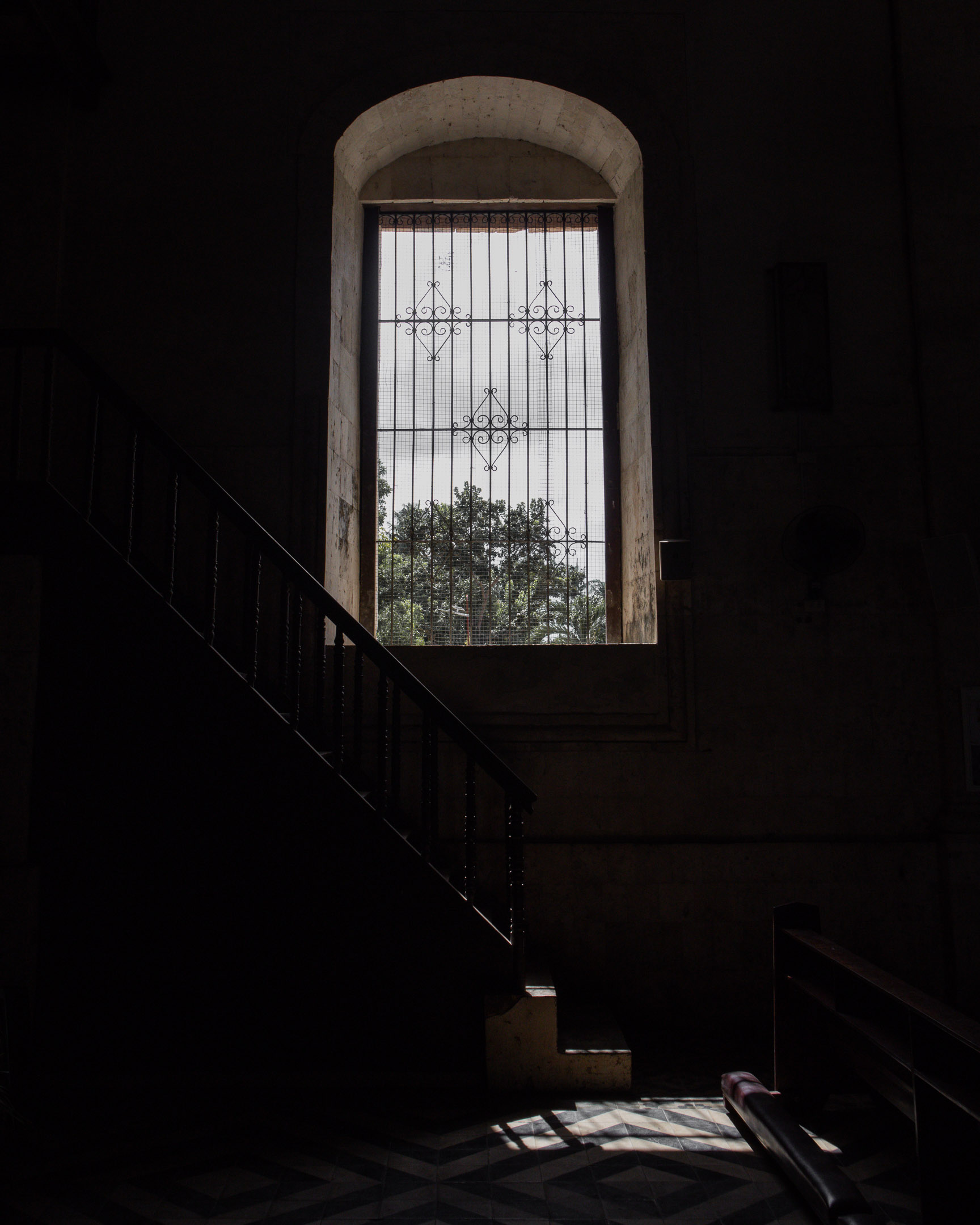 Bohol Church window