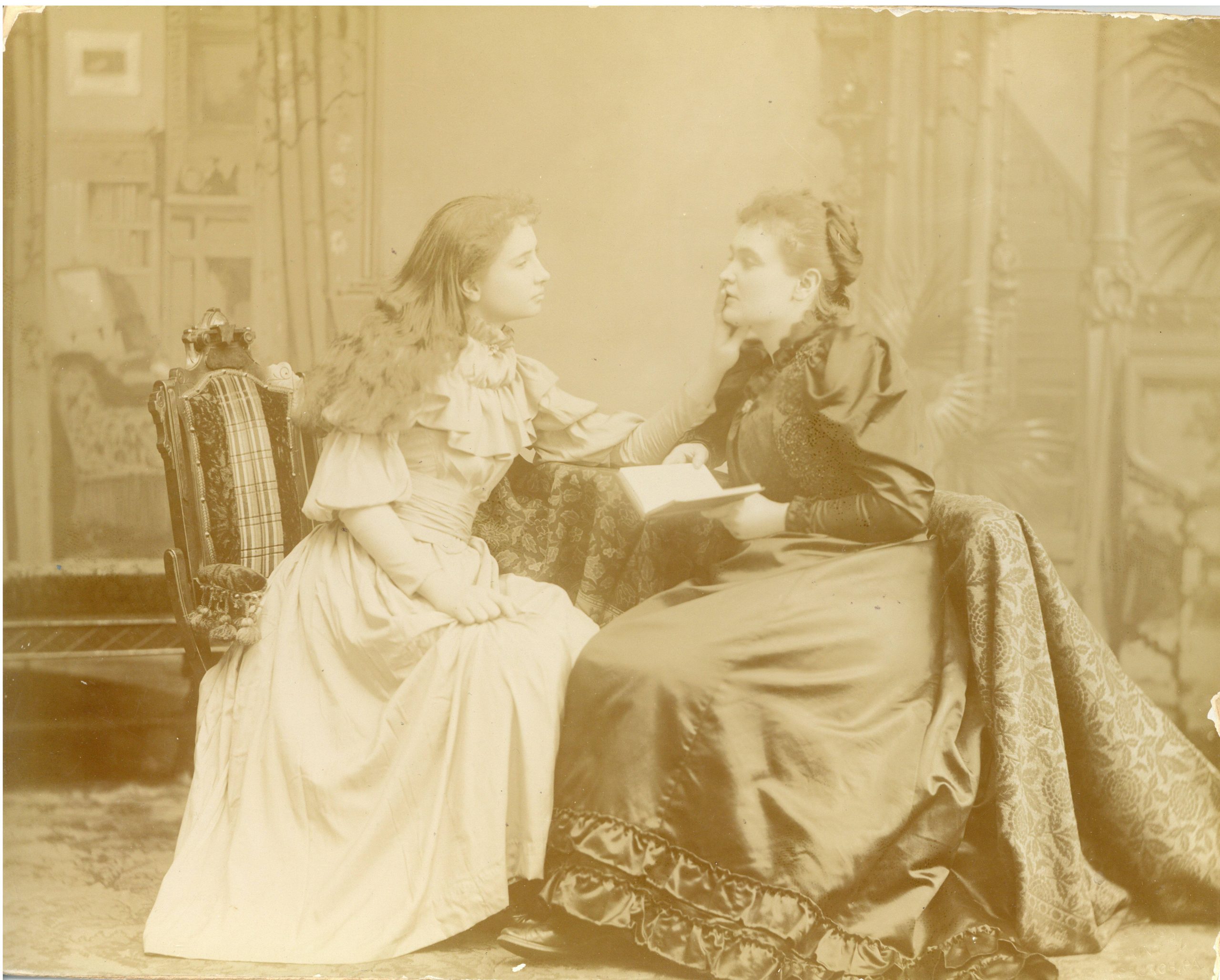 Helen Keller and teacher