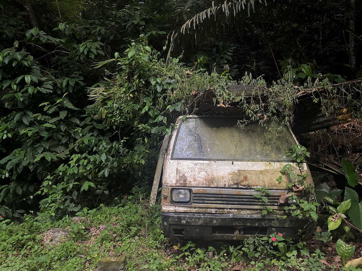 Abandoned van