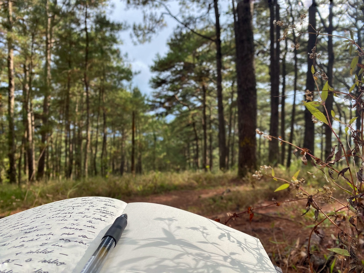Journaling at Yellow Trail