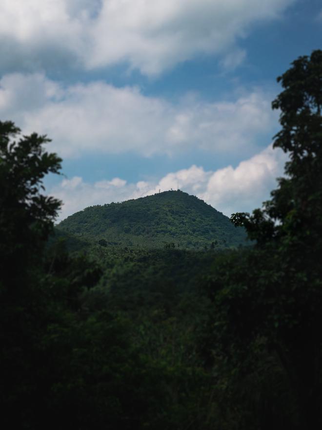 One of the three peaks of Mt. Banahaw