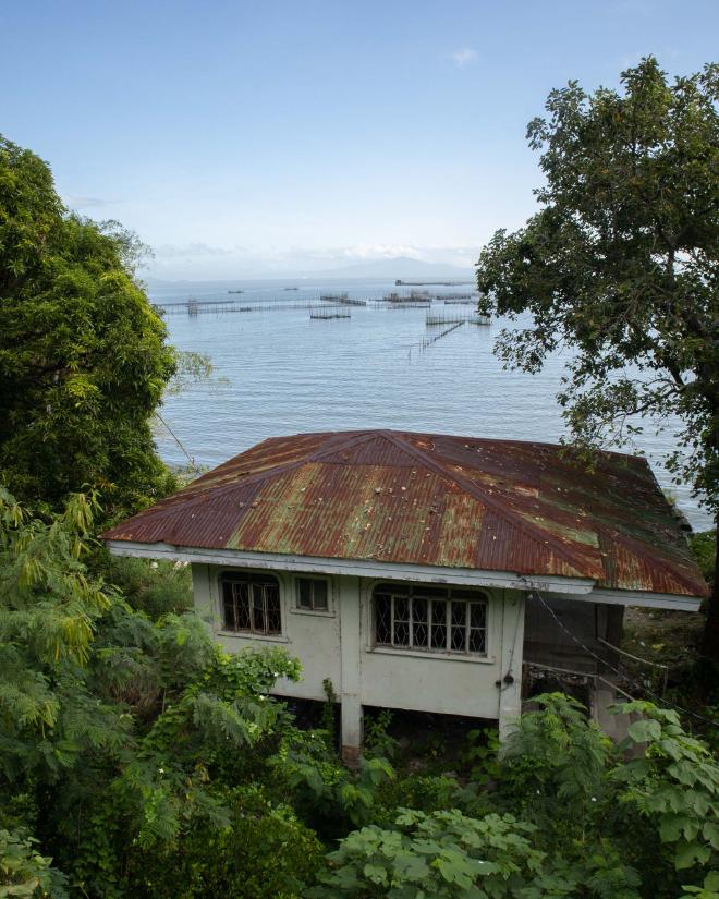 Laguna de Bay behind house