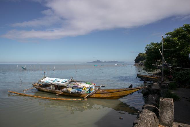 Packed boat