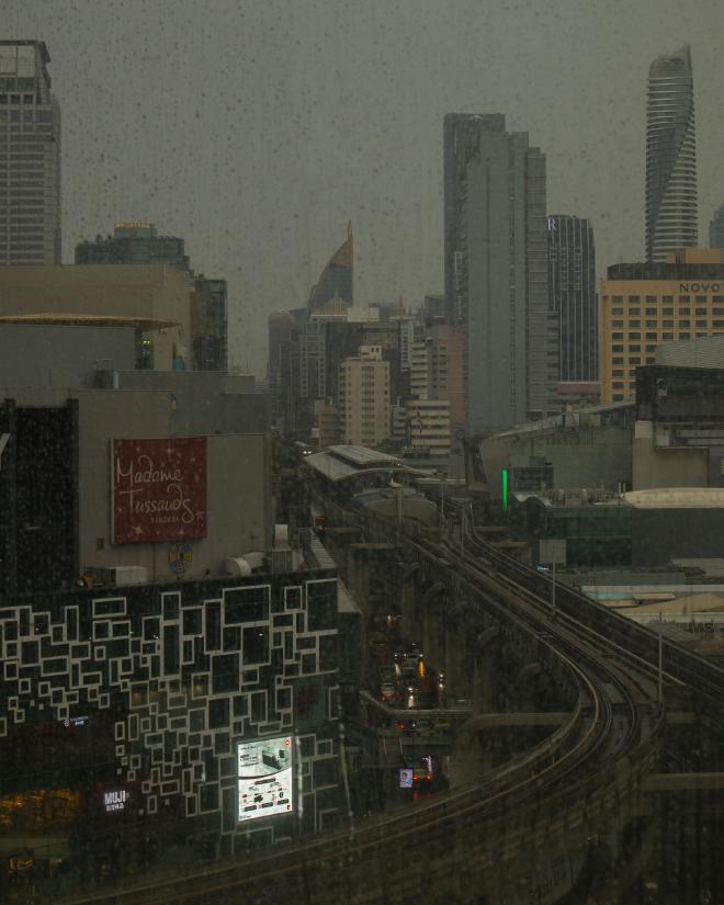 Bangkok raining