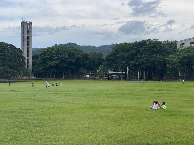 A family at Freedom Park